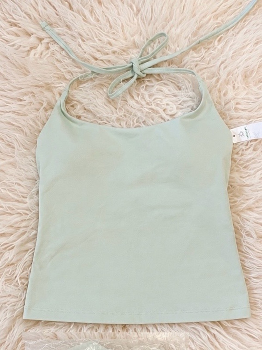 NWT Aerie The Hugger Halter Top in Aloe Sz XS. - Picture 4 of 9